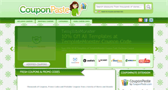Desktop Screenshot of couponpaste.com